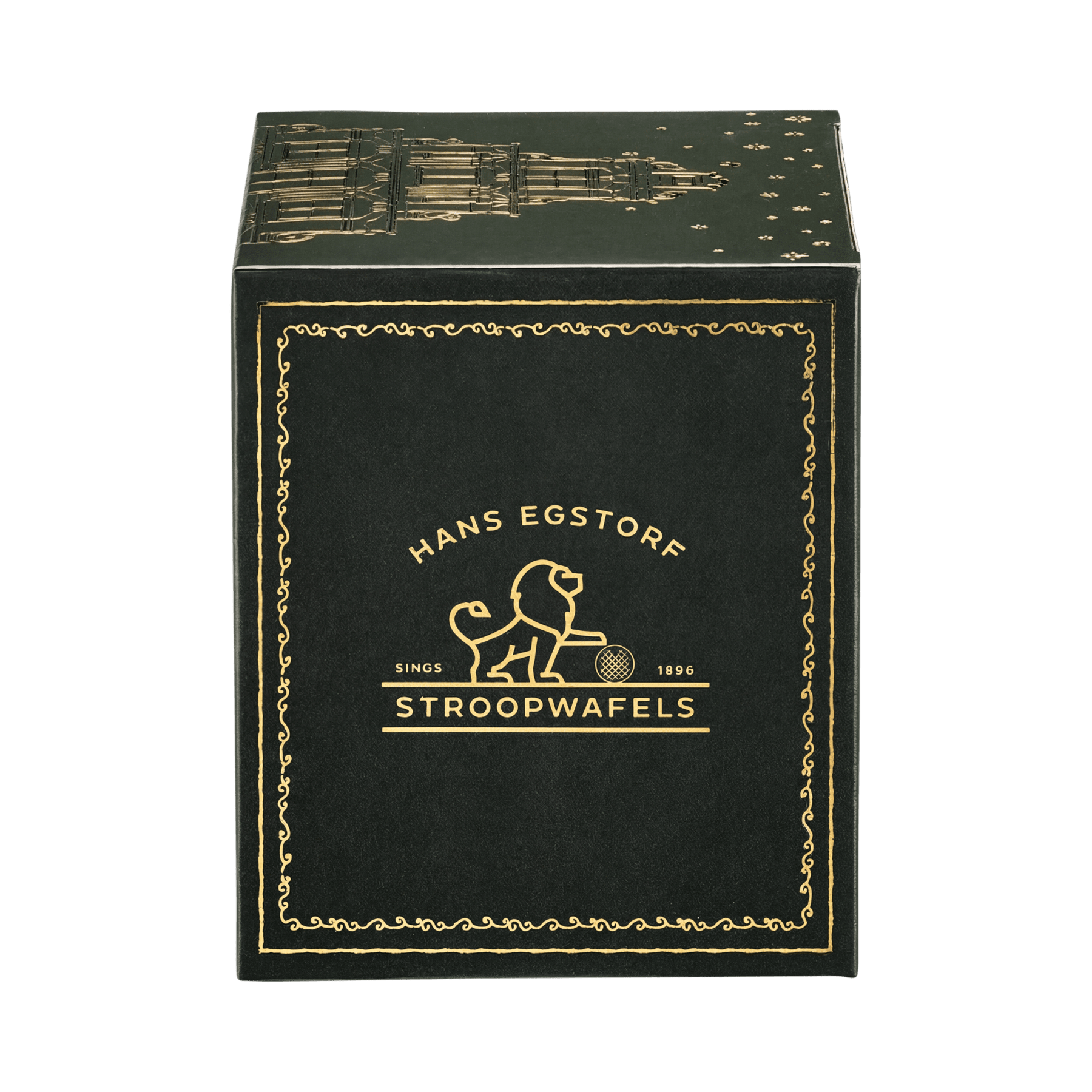 Classic Stroopwafel Green Colour Box - 1 box with 10 pc - Hans Egstorf