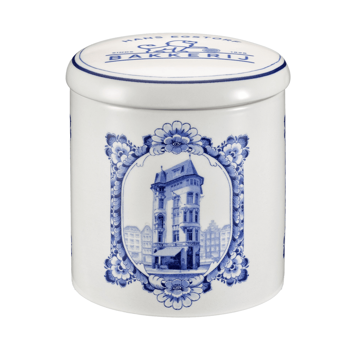 Personalised Delft Blue Jar - 10 pc - Hans Egstorf