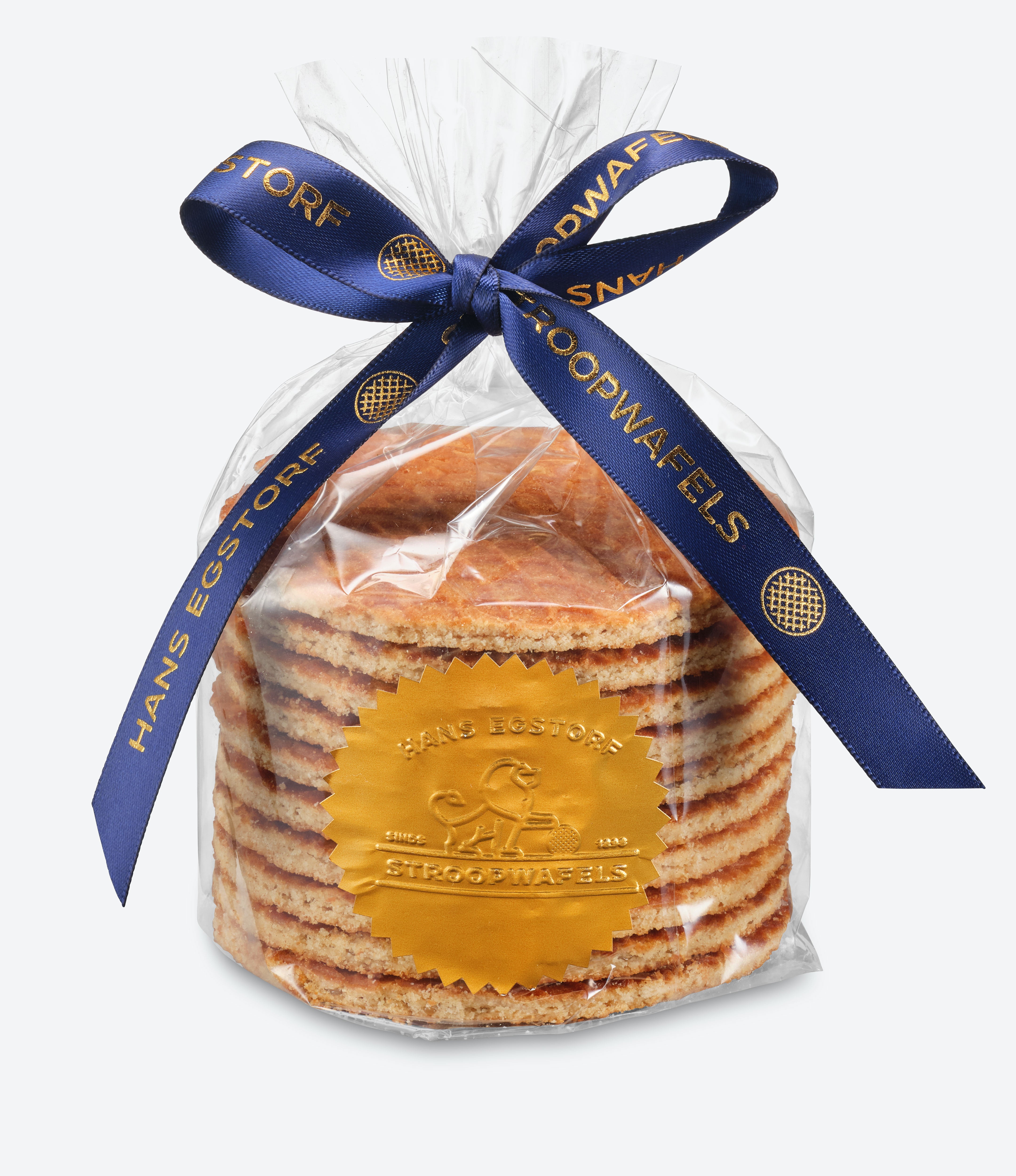 The Original Amsterdam Stroopwafel Blue Can - 10 pc - Hans Egstorf