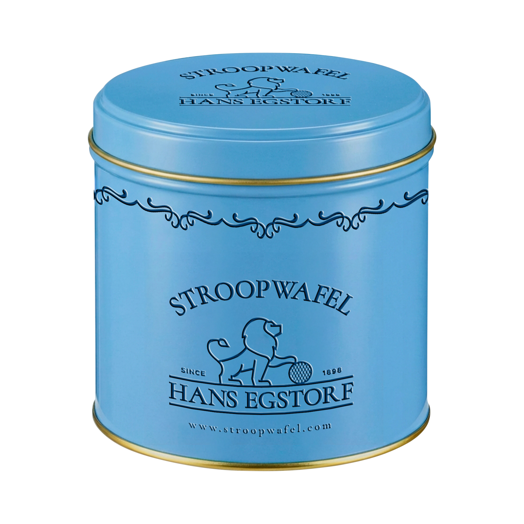 Classic Stroopwafel Light Blue Can - 10 pc