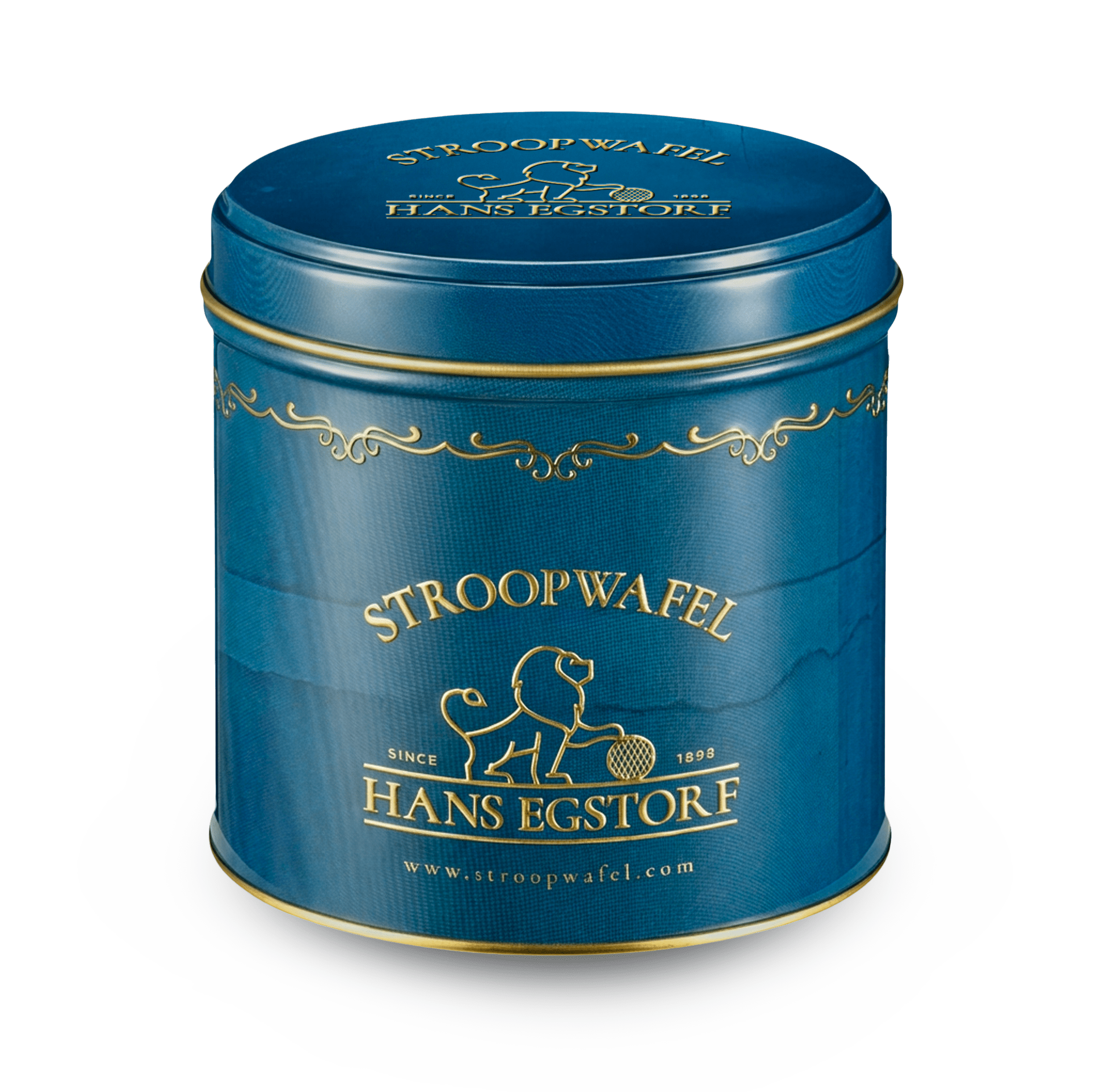 Classic Stroopwafel Blue Can - 10 pcs - Hans Egstorf