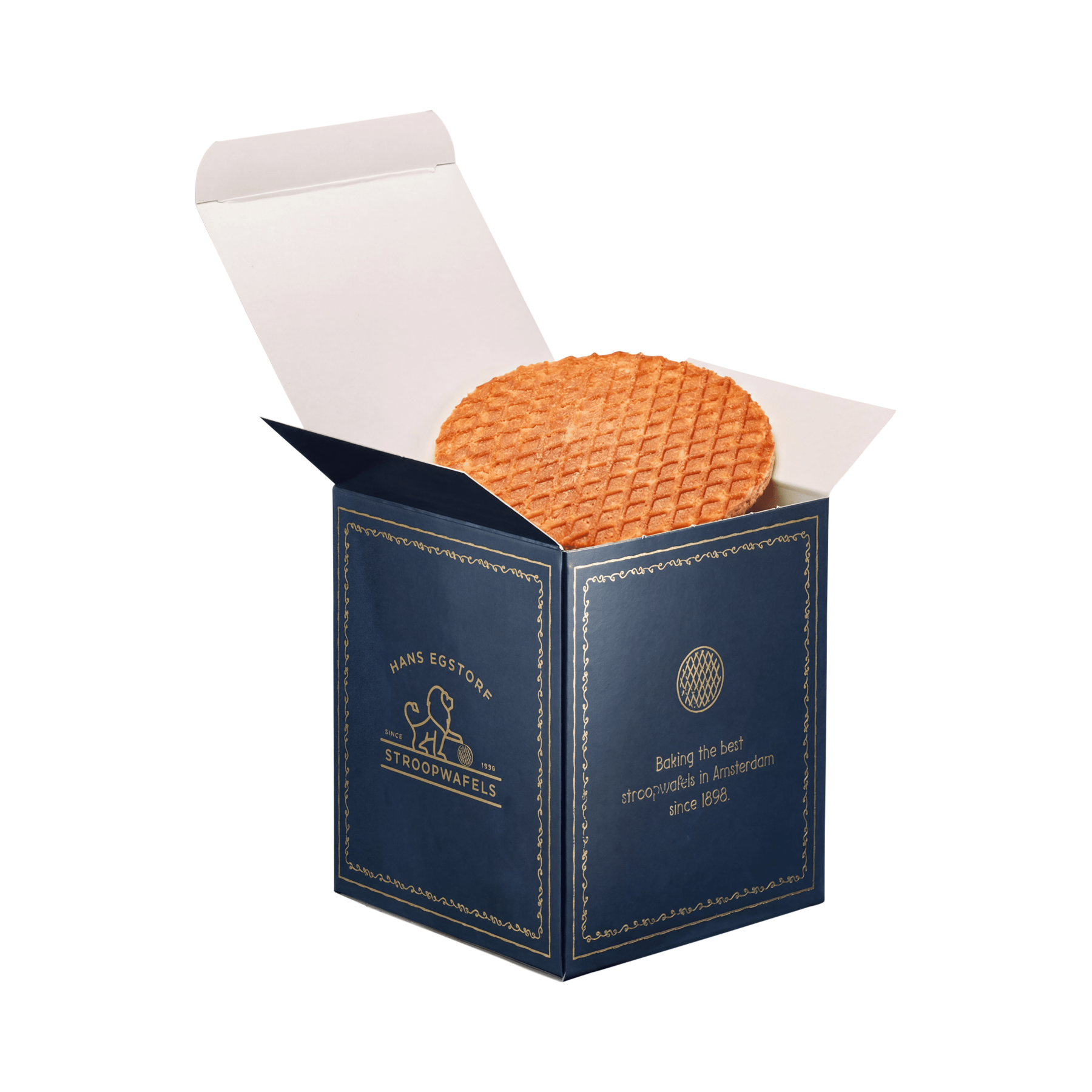 Classic Stroopwafel Blue Colour Box - 1 Box With 10 pc