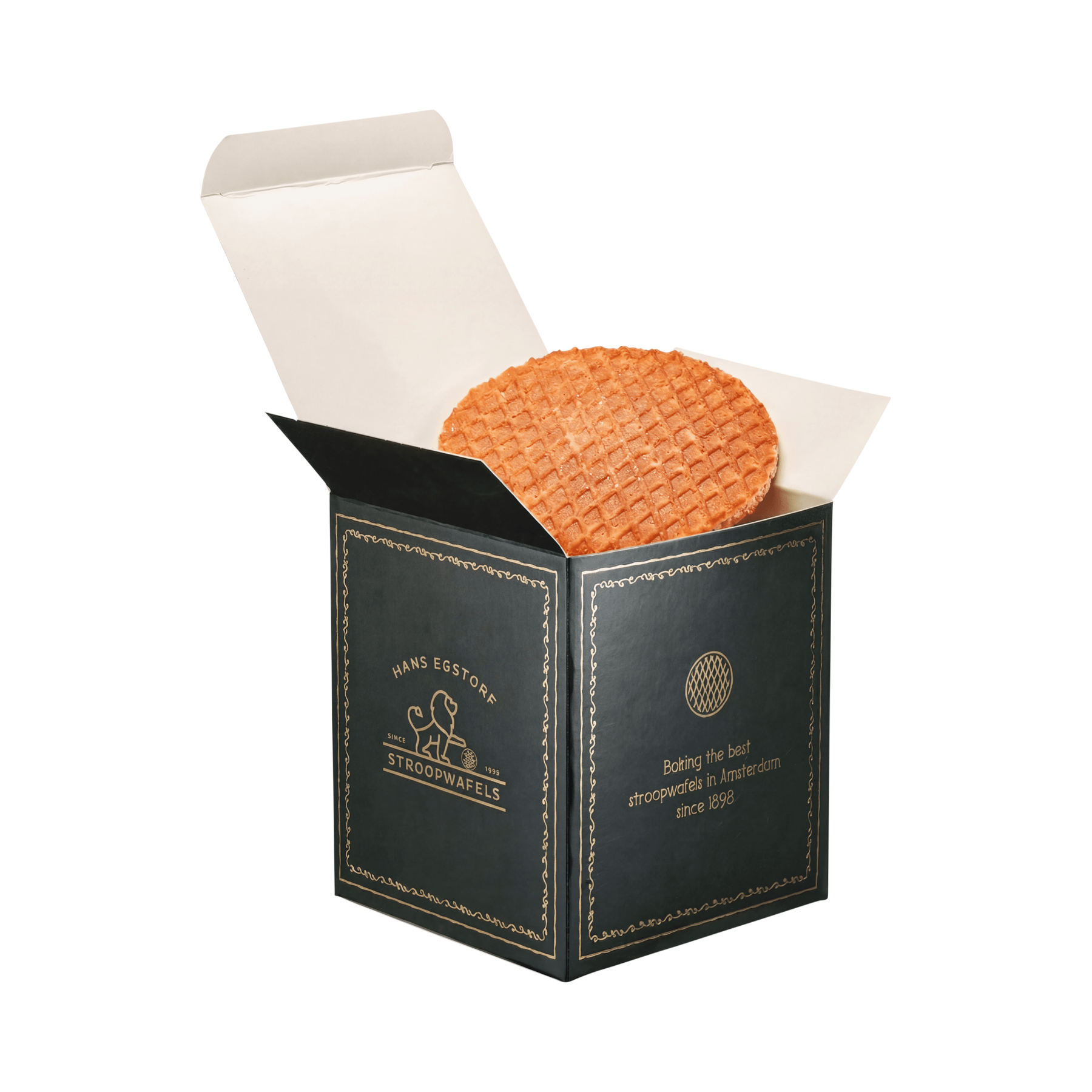 Classic Stroopwafel Green Colour Box - 1 box with 10 pc